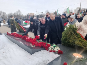 23 февраля Руководство и члены трудового коллектива приняли участие в торжественных мероприятиях, посвященных Дню защитников Отечества и Вооруженных Сил Республики Беларусь