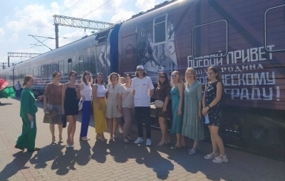 10 июля коллектив жлобинского филиала посетил &quot;Поезд Победы&quot;