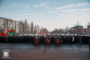 Сотрудники института приняли участие в траурном митинге к годовщине завершения десятилетней войны в Афганистане